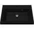 Кварцевая раковина для ванной комнаты uperwood Classic Quartz 60 см, черная матовая, космос 291030012 6