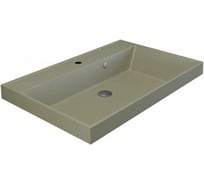 Кварцевая раковина для ванной комнаты uperwood Classic Quartz 70 см, бежевая матовая, десерт 291030018