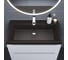 Кварцевая раковина для ванной комнаты uperwood Classic Quartz 80 см, коричневая матовая, трюфель 291030026 5