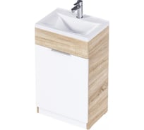 Тумба с раковиной 1Marka Revo 50см напольная цвет Дуб Сонома Ц0000005037