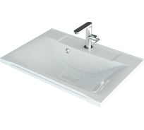 Полувстраиваемая раковина для ванной uperwood Elen, 70 см, с декоративной крышкой, белая 291120419