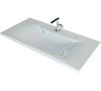 Полувстраиваемая раковина для ванной uperwood Elen, 100 см, с декоративной крышкой, белая 291120427