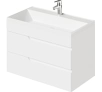 Подвесная тумба с раковиной ИТАНА Аlexa 80 800x450x560 CC 3005 Белый глянец 05 4657773601758