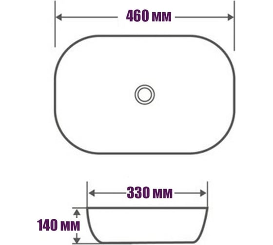 Накладная раковина ROYAL ART AR-1009