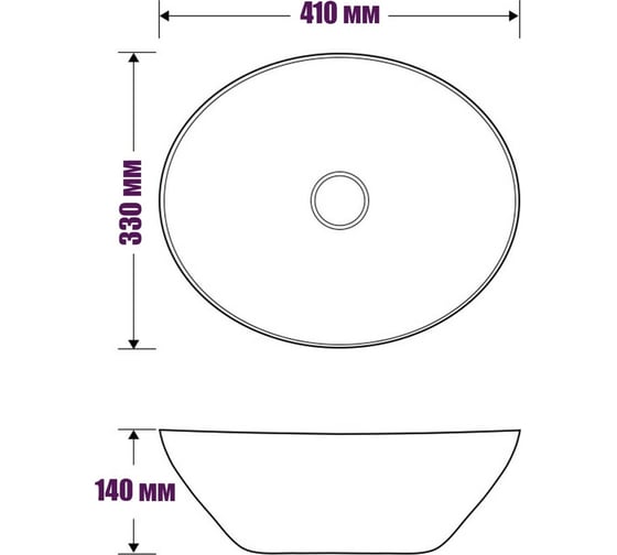 Накладная раковина ROYAL ART AR-1010