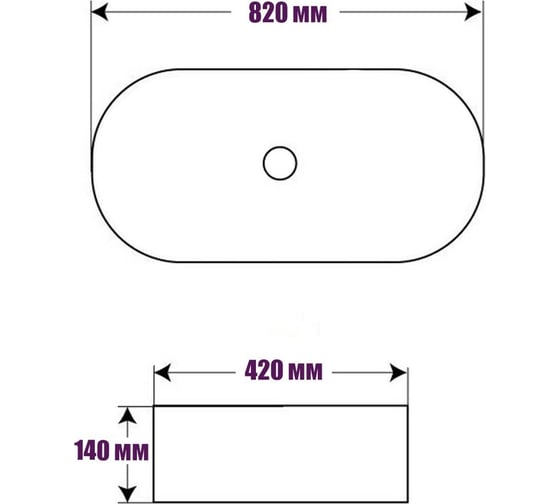 Накладная раковина ROYAL ART AR-1023