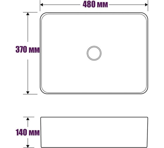 Накладная раковина ROYAL ART AR-1029