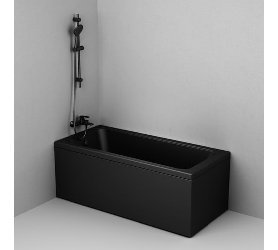Акриловая ванна AM.PM Gem 150x70, черная W90A-150-070B-A
