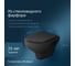 Подвесной унитаз AM.PM X-Joy S FlashClean с сиденьем микролифт, черный матовый C85A1700MBSC 3