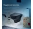 Подвесной унитаз AM.PM X-Joy S FlashClean с сиденьем микролифт, черный матовый C85A1700MBSC 7