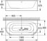 Пристенная ванна GROHE Essence 39622000 3
