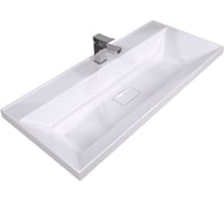 Раковина для ванной комнаты uperwood Classic New 100 см, с декоративной крышкой для слива 291021041