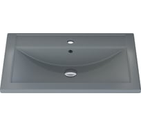 Кварцевая раковина для ванной uperwood Foster Quartz 70 см, серая матовая, бетон 291030033