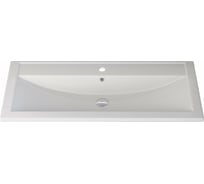 Кварцевая раковина для ванной uperwood Foster Quartz 100 см, белая матовая, жасмин 291030044