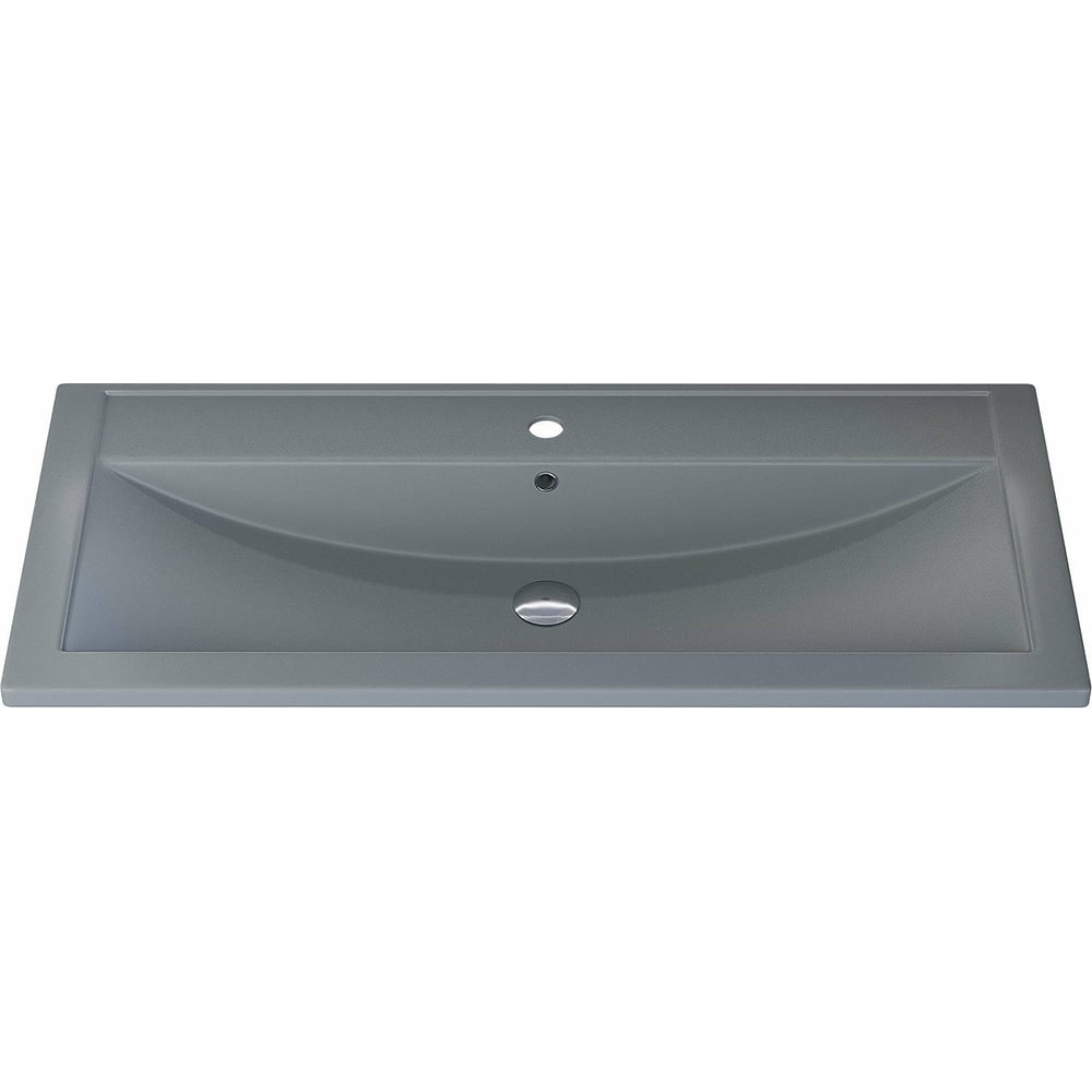 Кварцевая раковина для ванной uperwood Foster Quartz 90 см, серая ...