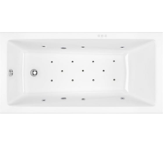 Ванна Excellent Wave Slim 160x70 см "RELAX" хром WAEX.WAV16S.RELAX.CR