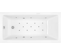 Ванна Excellent Wave Slim 160x80 см "RELAX" хром WAEX.WAV160.80S.RELAX.CR