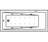 Ванна Excellent Wave Slim 180x80 см "RELAX" хром WAEX.WAV18S.RELAX.CR 2