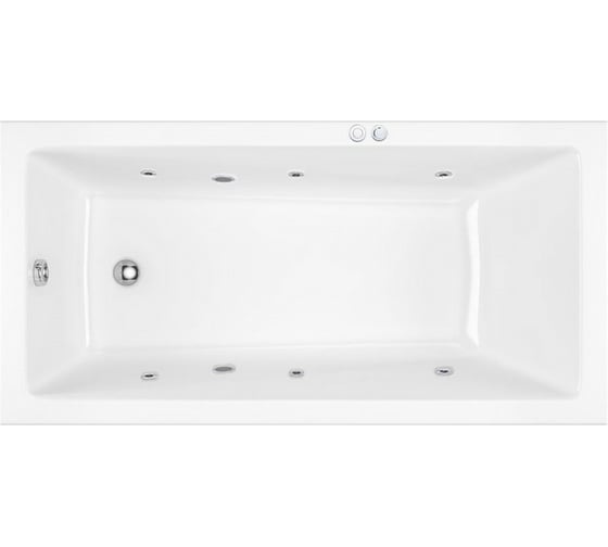 Ванна Excellent Wave Slim 180x80 см "SOFT" хром WAEX.WAV18S.SOFT.CR 1