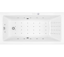 Ванна Excellent Wave Slim 180x80 см "NANO" хром WAEX.WAV18S.NANO.CR