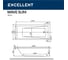 Ванна Excellent Wave Slim 180x80 см "NANO" хром WAEX.WAV18S.NANO.CR 3