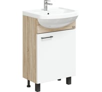 Тумба с раковиной Onika ЭКО-52 дуб сонома BLACK 105208