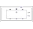 Ванна Excellent Pryzmat 200x90 см "LINE" хром WAEX.PRY20.LINE.CR 2