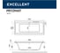 Ванна Excellent Pryzmat 200x90 см "LINE" хром WAEX.PRY20.LINE.CR 3