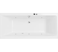 Ванна Excellent Pryzmat Slim 160x75 см "SOFT" хром WAEX.PRY16S.SOFT.CR