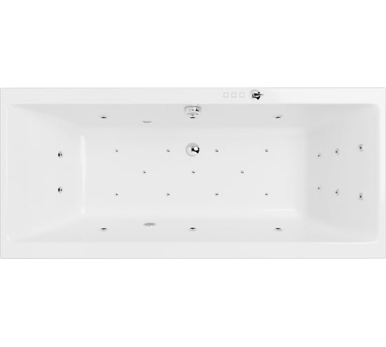 Ванна Excellent Pryzmat Slim 160x75 см "ULTRA" хром WAEX.PRY16S.ULTRA.CR