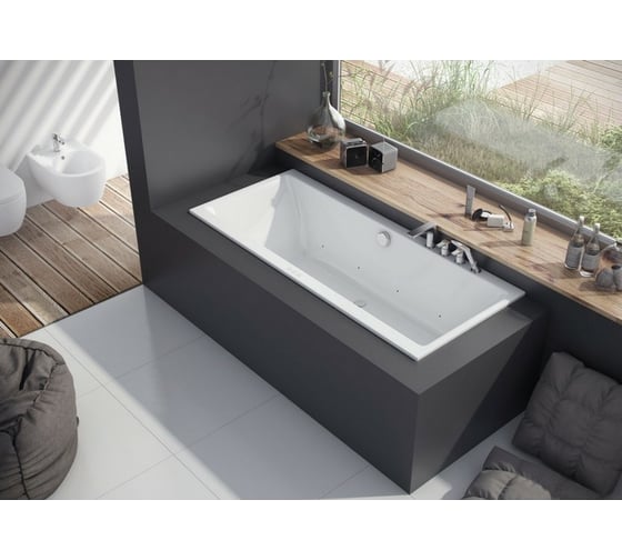 Ванна Excellent Pryzmat Slim 180x80 см WAEX.PRY18WHS