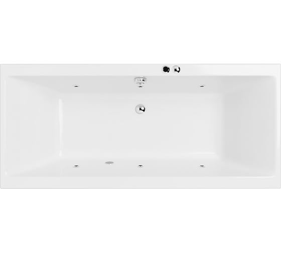 Ванна Excellent Pryzmat Slim 180x80 см "SOFT" хром WAEX.PRY18S.SOFT.CR