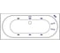 Ванна Excellent Oceana 180x80 см "LINE" хром WAEX.OCE18.LINE.CR 2