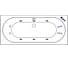 Ванна Excellent Oceana Slim 160x75 см "SMART" хром WAEX.OCE16S.SMART.CR 2