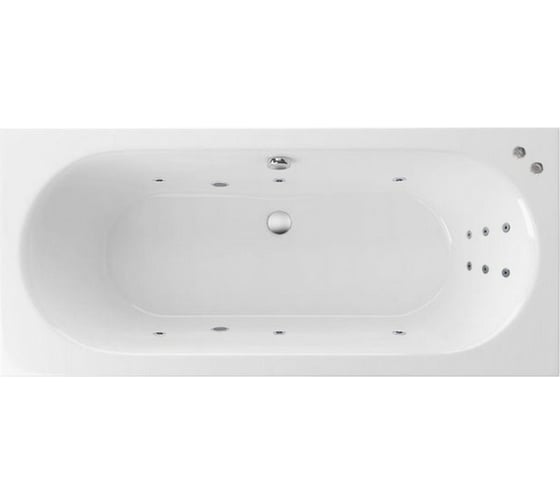 Ванна Excellent Oceana Slim 170x75 см "LINE" хром WAEX.OCE17S.LINE.CR