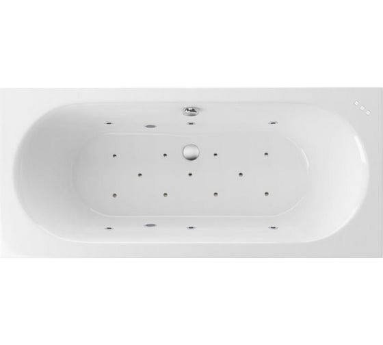 Ванна Excellent Oceana Slim 170x75 см "RELAX" хром WAEX.OCE17S.RELAX.CR