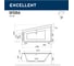 Ванна Excellent Sfera 170x100 см, левая "SMART" хром WAEX.SFL17.SMART.CR 3
