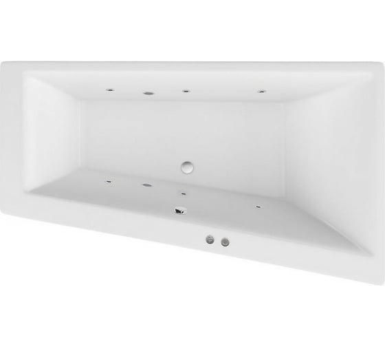 Ванна Excellent Sfera 170x100 см, правая "SOFT" хром WAEX.SFP17.SOFT.CR