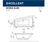 Ванна Excellent Sfera Slim 170x100 см, левая "LINE" хром WAEX.SFL17S.LINE.CR 3