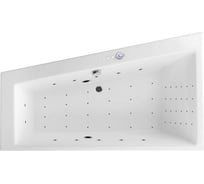 Ванна Excellent Sfera Slim 170x100 см, левая "NANO" хром WAEX.SFL17S.NANO.CR
