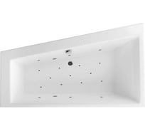 Ванна Excellent Sfera Slim 170x100 см, левая "RELAX" хром WAEX.SFL17S.RELAX.CR