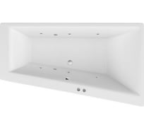 Ванна Excellent Sfera Slim 170x100 см, правая "SOFT" хром WAEX.SFP17S.SOFT.CR