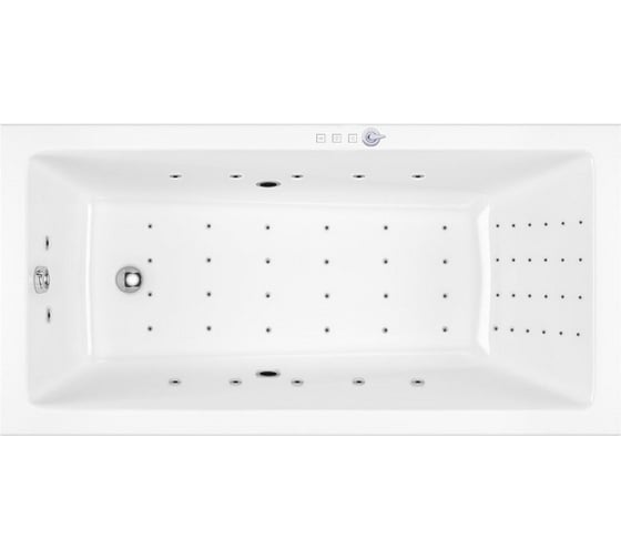 Ванна Excellent Wave 160x80 см "NANO" хром WAEX.WAV160.80.NANO.CR 1