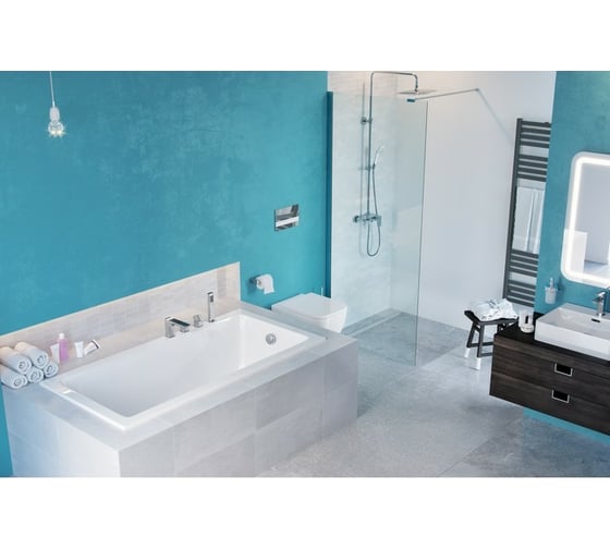 Ванна Excellent Wave Slim 180x80 см WAEX.WAV18WHS