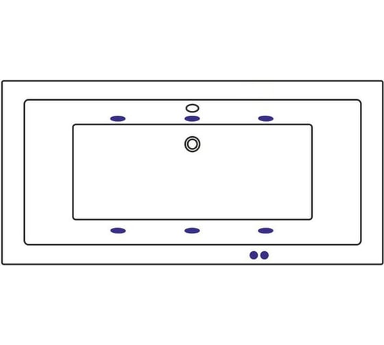 Ванна Excellent Savia Duo 170x80 см "SOFT" хром WAEX.SAD170.80.SOFT.CR
