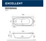 Ванна Excellent Sekwana 170x75 см WAEX.SEK17WH 5