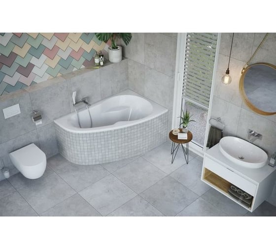 Ванна Excellent Newa 160x95 см, правая WAEX.NEP16WH