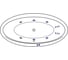 Ванна Excellent Lumina 190x95 см "LINE" хром WAEX.LUM19.LINE.CR 2