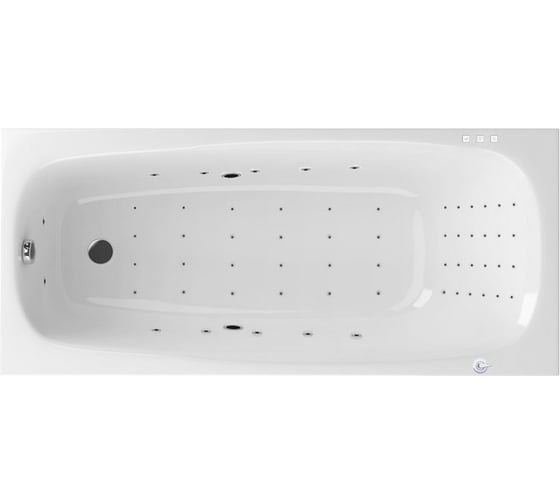 Ванна Excellent Layla 180x80 см "NANO" хром WAEX.LAY18.NANO.CR