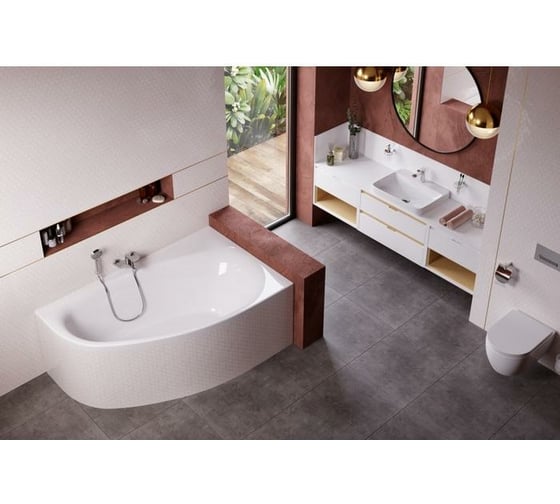 Ванна Excellent Kameleon 170x110 см, правая WAEX.KMP17WH